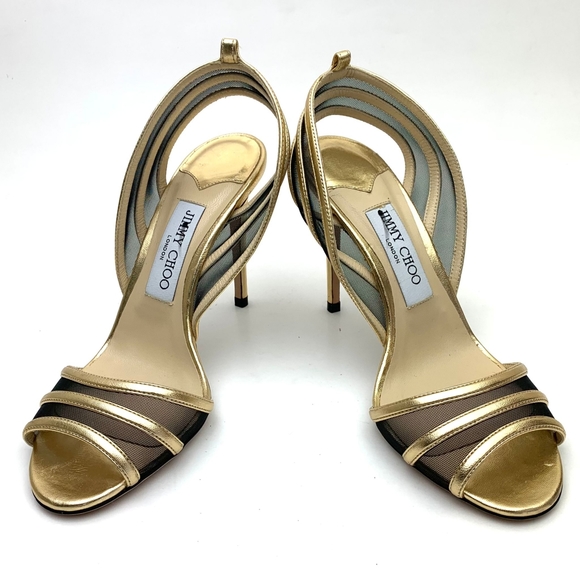 JIMMY CHOO Betty Illusion Sandal sz 8 - Picture 2 of 14